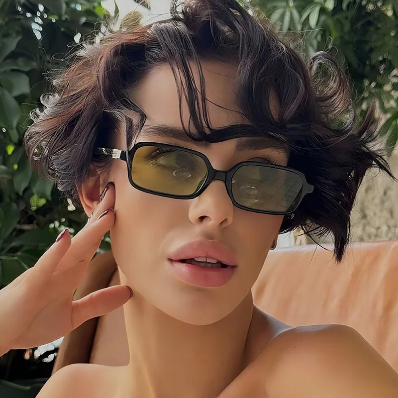 Classic Designer Luxury Small Frame Square Sunglasses Women