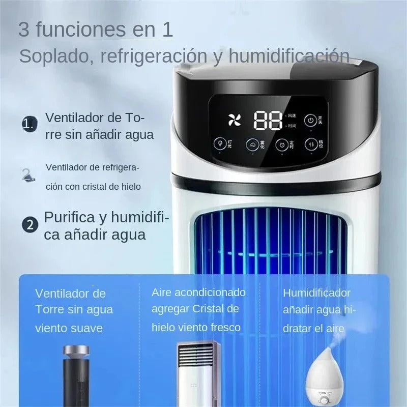 Portable Mini Air Conditioner Air Cooler Fan Water Cooling Fan Air Conditioning Air