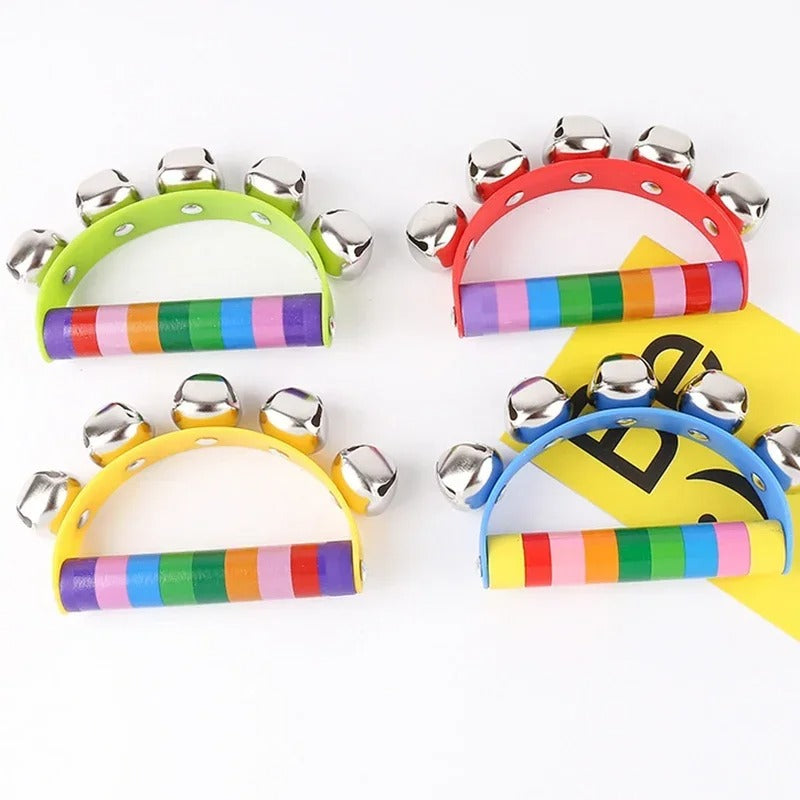 Colorful Rainbow Hand Held Bell