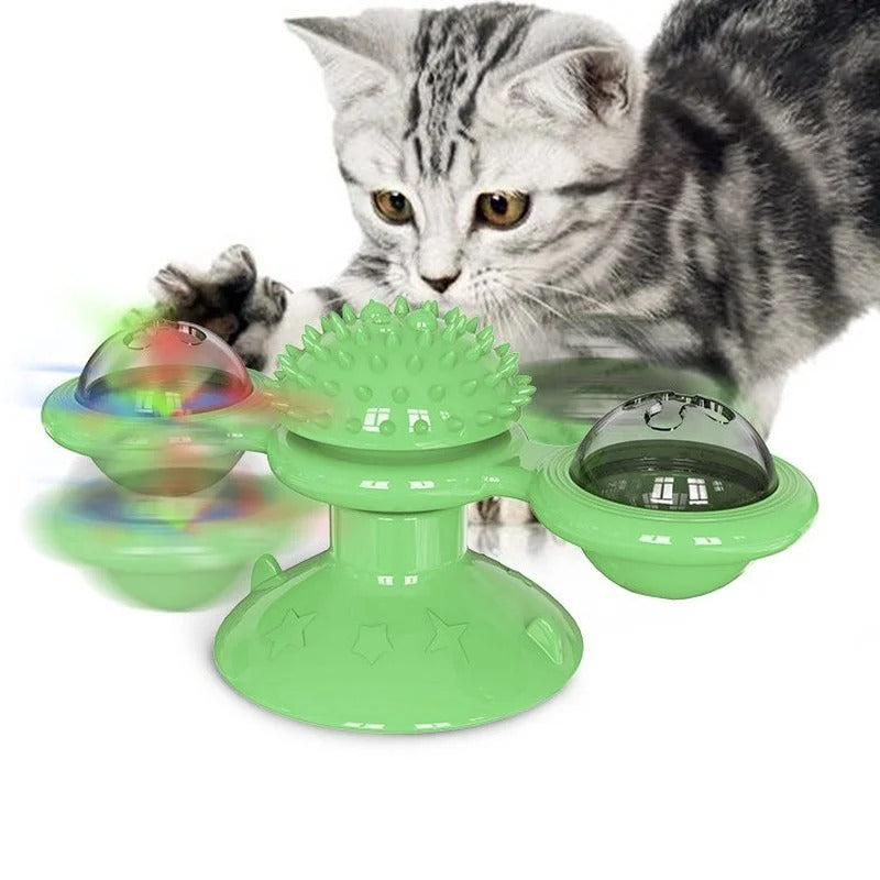 Windmill Cat Toy Interactive Pet Toys for Cats Puzzle