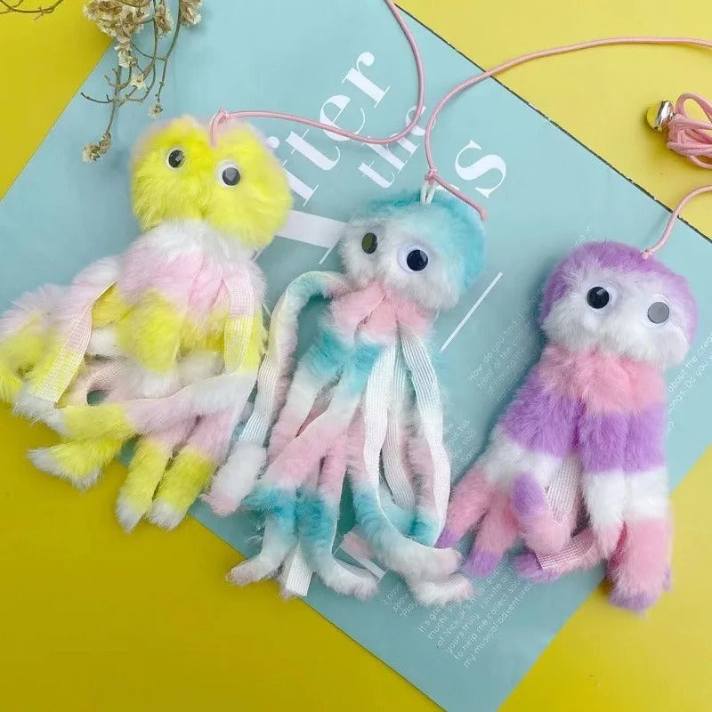 Cat Octopus Toy Cute Door Plush Elastic