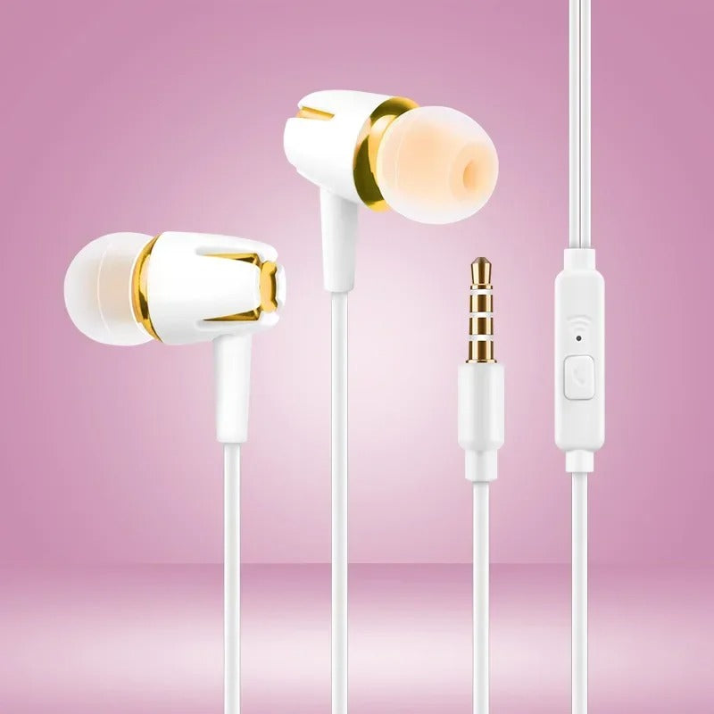 Universal 3.5mm Wired Noise Cancelling Stereo In-ear Earphone