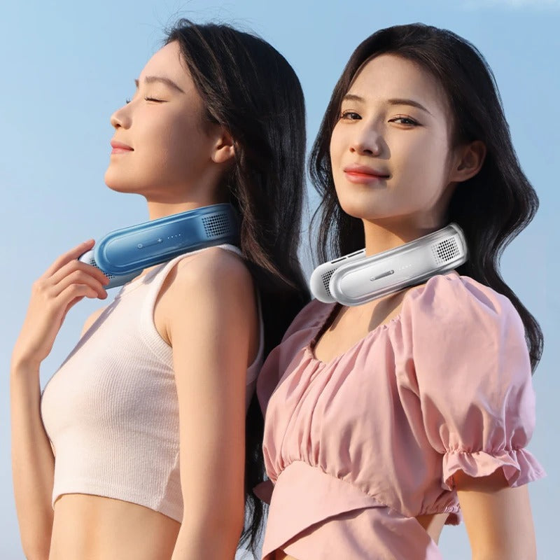 Portable Neck Fan 10000mAh Rechargeable Fan Mini 3-Speeds Large Wind Outdoor Silent