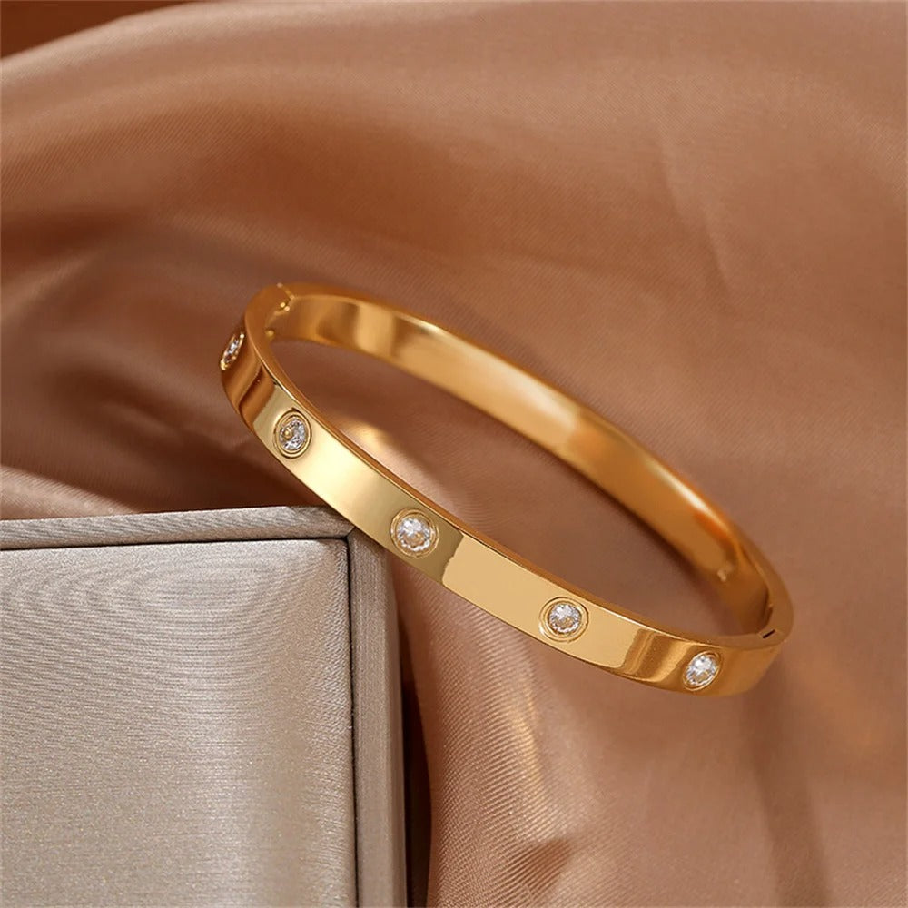 Stainless Steel Bangle for Woman Luxury Quality