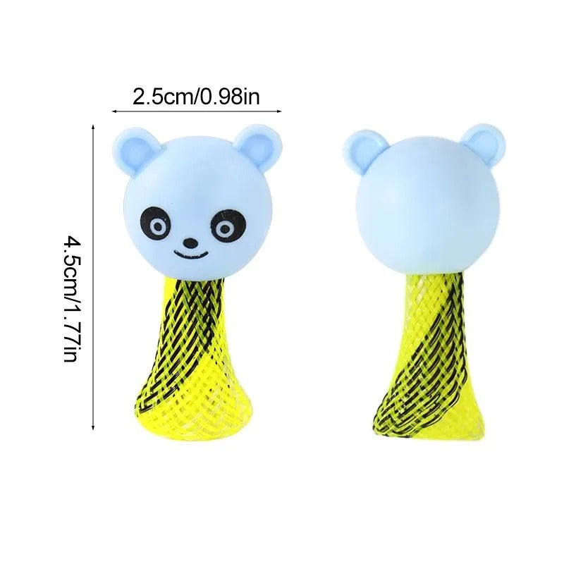 10pcs Creative Animal Jumping Doll Toys