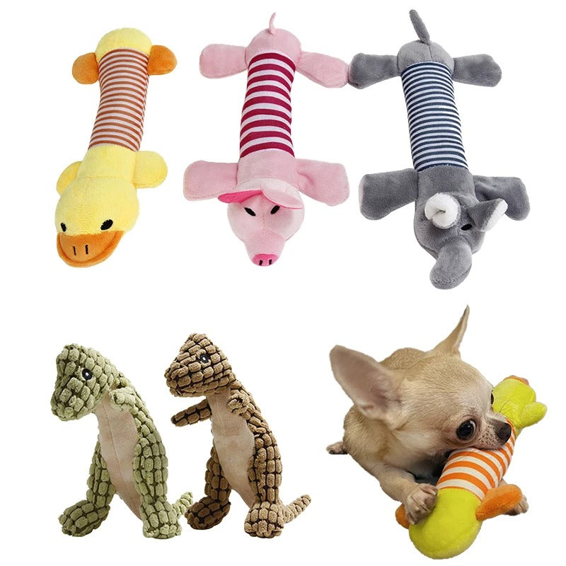 Animals Shape Plush Dog Toy Bite