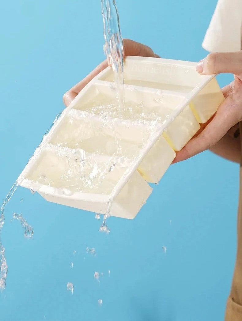 Strip-shap Ice Cube Trays Giant Silicone Ice Cubes Square Tray