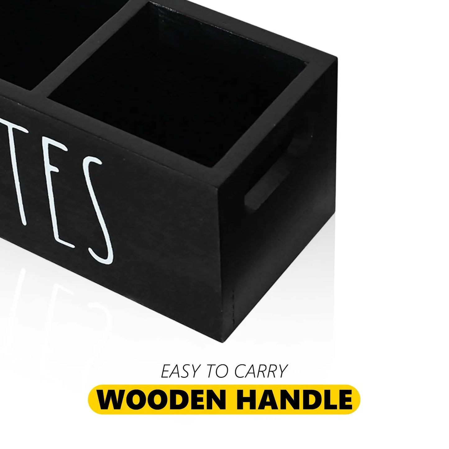 Remote Control Holder Farmhouse Remote Storage Box Wood