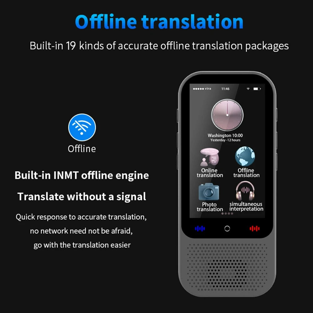 Portable Language Translator Device with 138 Languages
