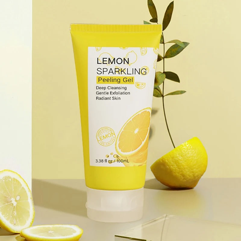 Lemon Face Wash Facial Cleanser Face Exfoliating Gel