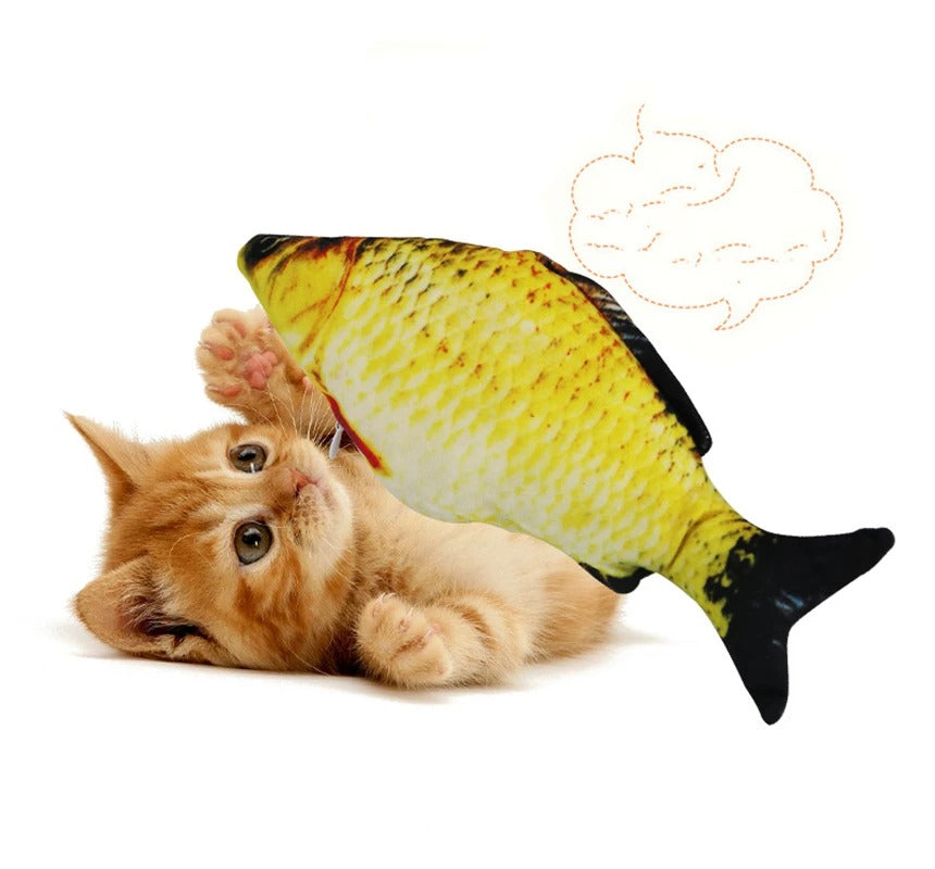 Creative Cat Toy 3d Fish Simulation Soft Plush Anti-Bite