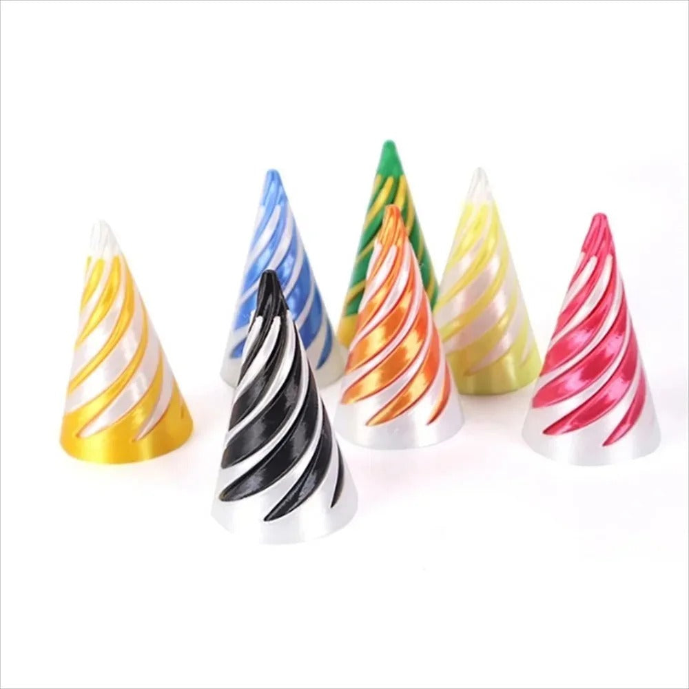 3D Printed Spiral Cone Toy Impossible Pyramid Passthrough Sculpture Pass