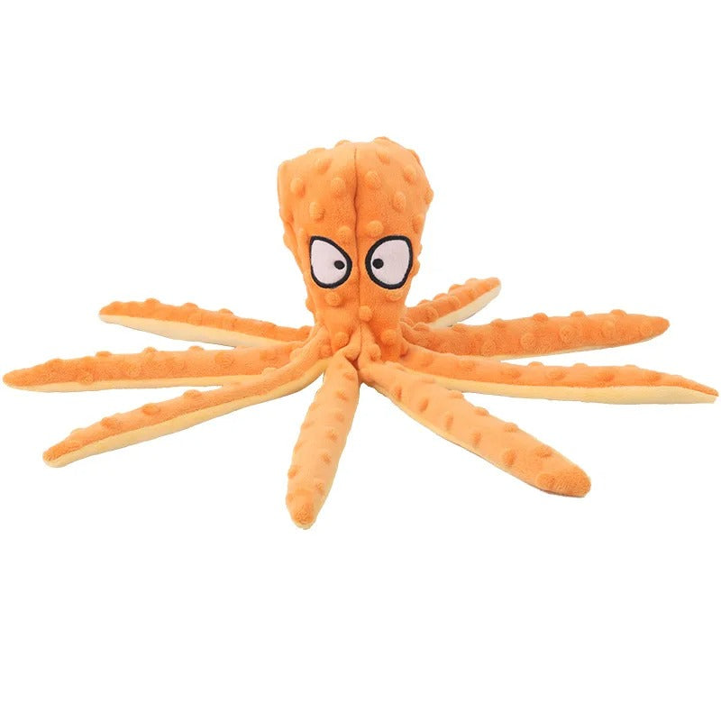 Pet Plush Toy Octopus Dog Interactive