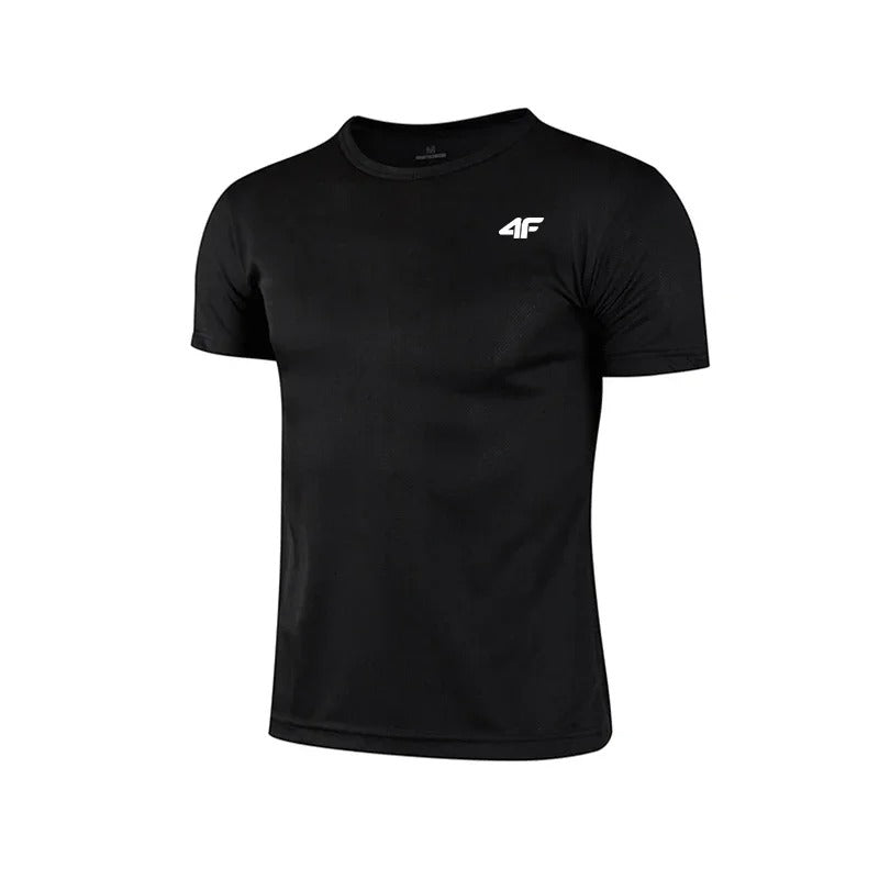 Men's Summer Exercise Training T-shirt High Quality Breathable