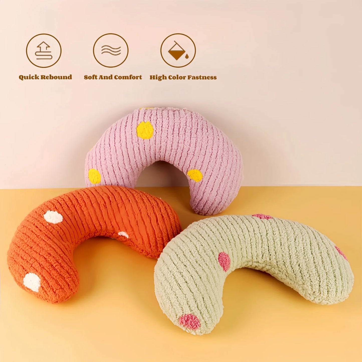 Cat Pillows for Indoor Cat and Puppy Dog Pillows U-Shaped