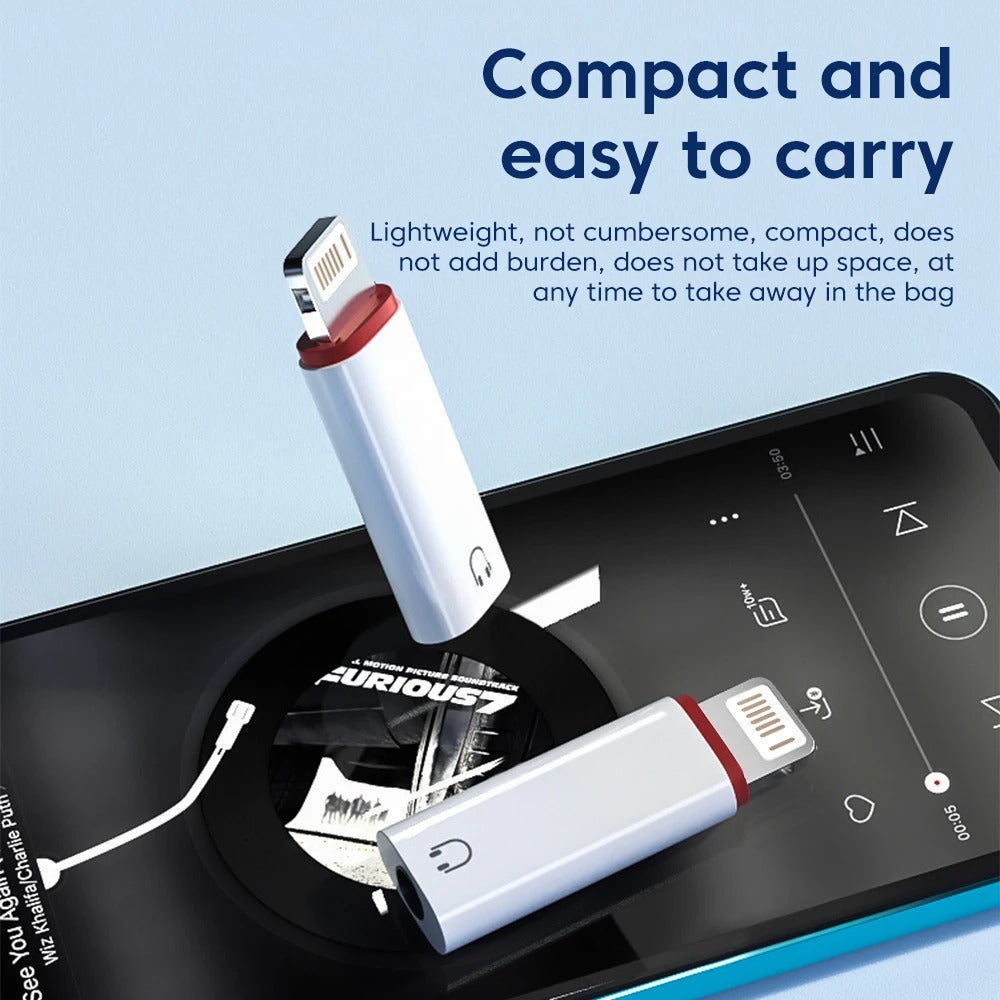 Lightning To 3 5 MM Jack AUX Adapter For iPhone  phone accessories