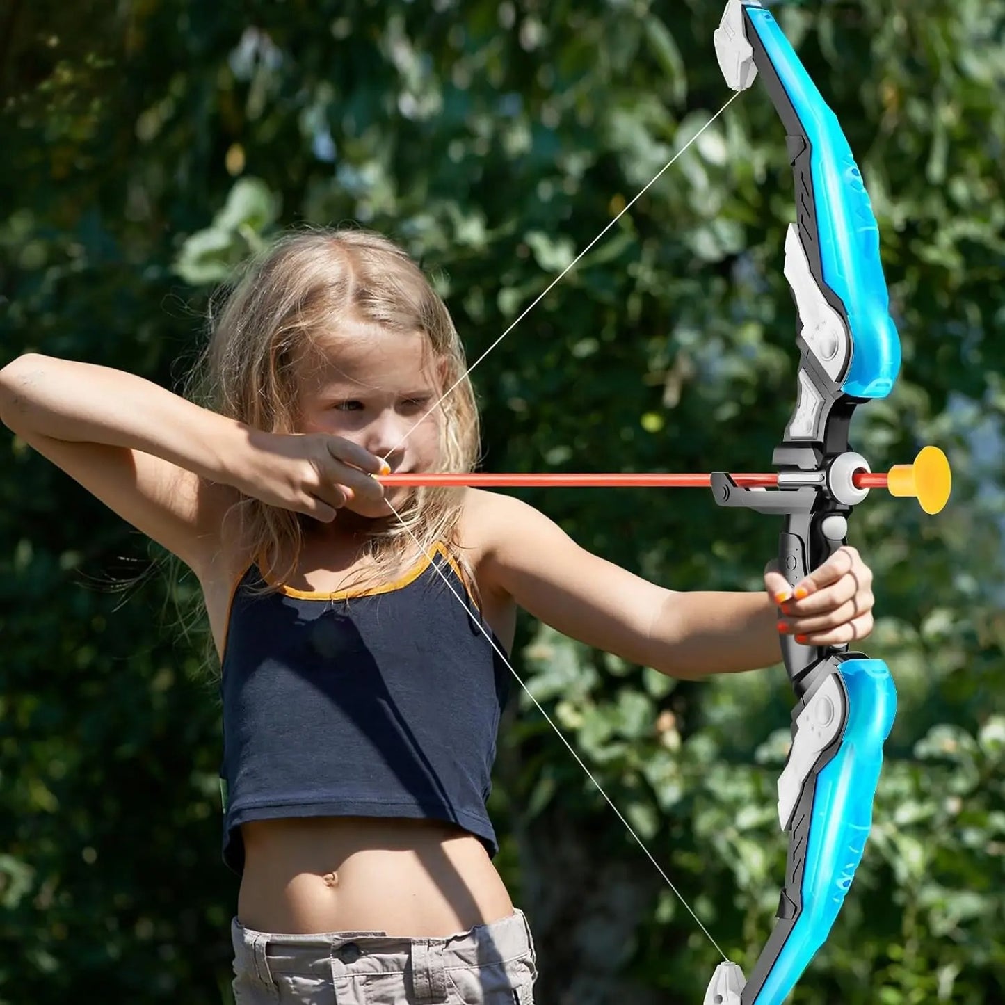 Kids Bow and Arrow Set, LED Light Up Archery Toys Set