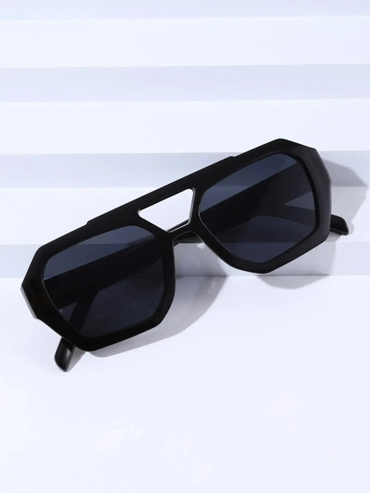 Double Beam Irregular Sunglasses For Women