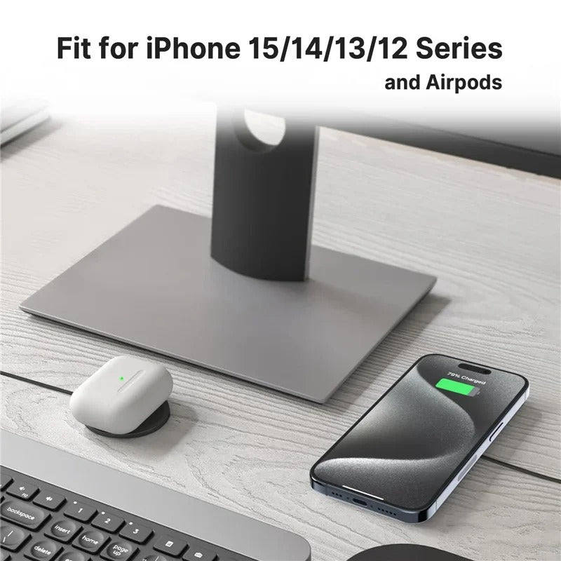 100W Magnetic Wireless Charger Pad USB + Type C For Magsafe iPhone