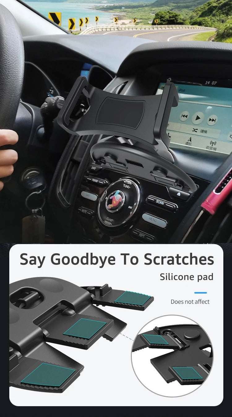 CD Slot Car Phone Holder Universal Car Mobile Phone Stand