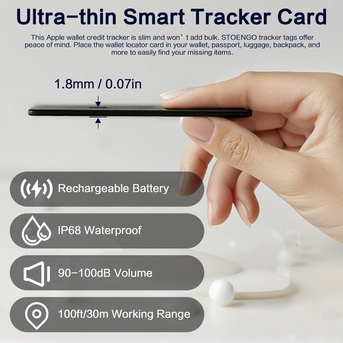 Wallet Anti-loss Card Location Tracking Smart