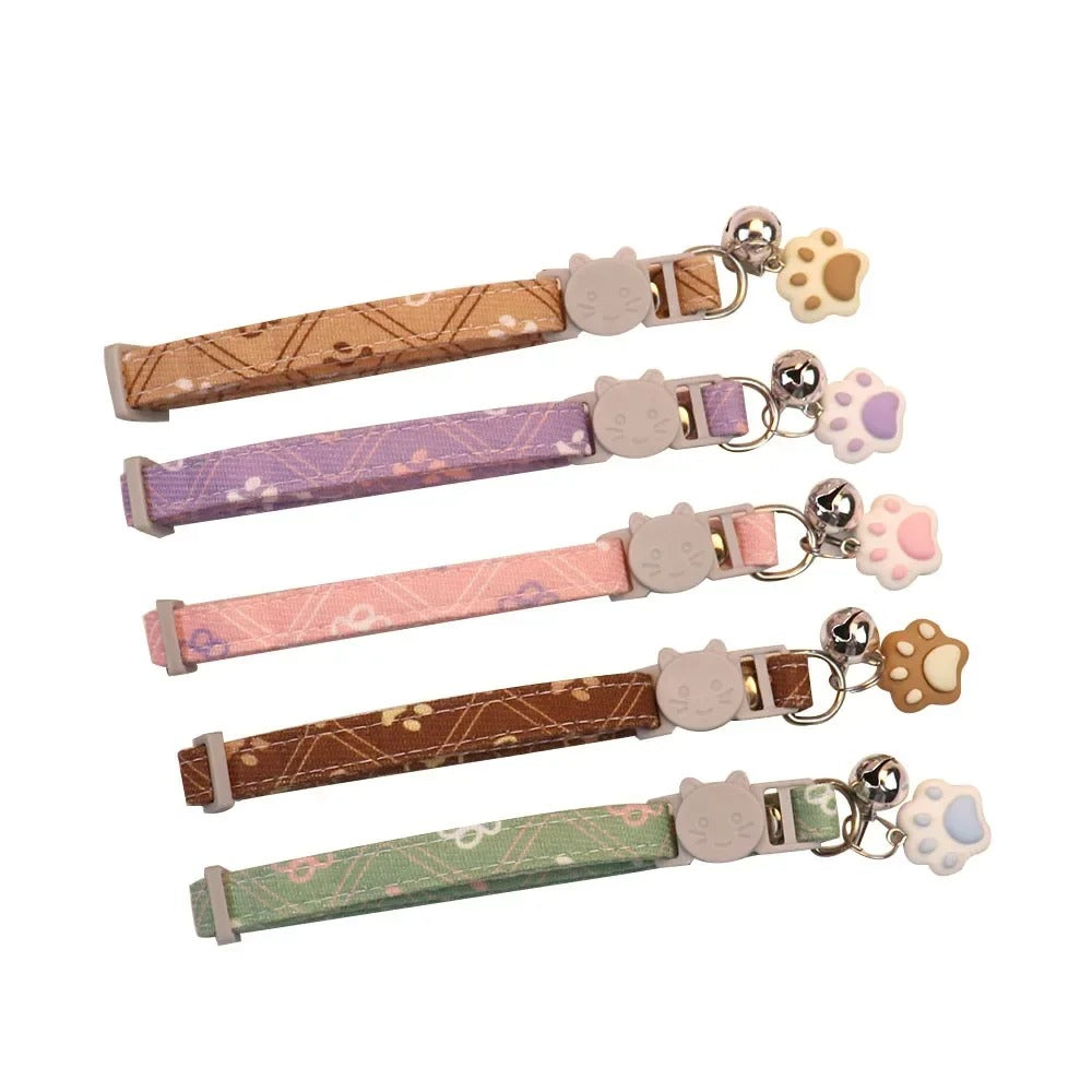 Cute Neck Pet Collar with Bell for Small Dogs Puppy Kitten