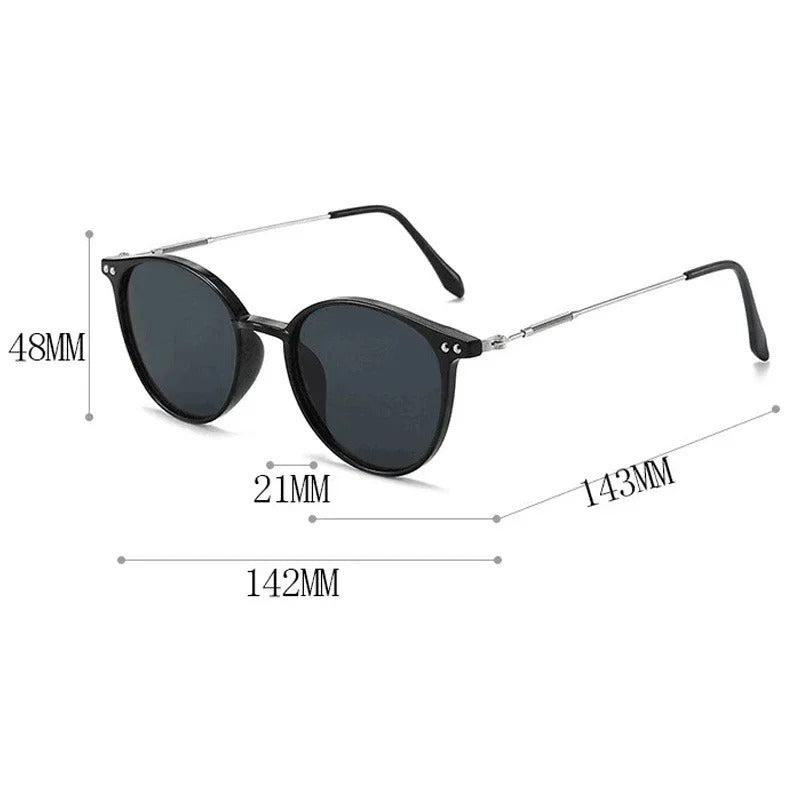 New Round Vintage Sunglasses Women