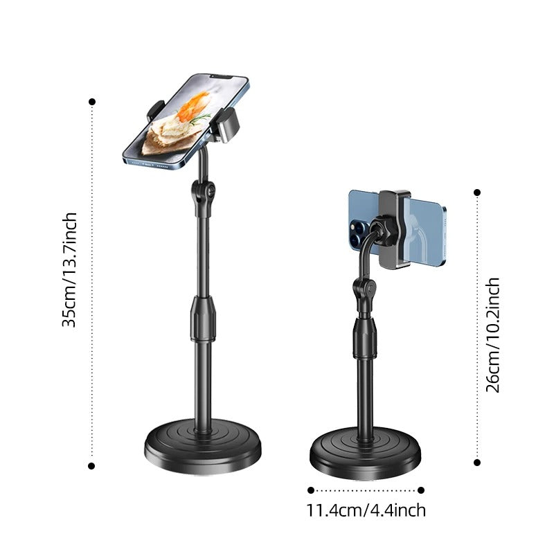 Desktop Tripod for Phone Smartphone iPhone with Phone Holder Stand