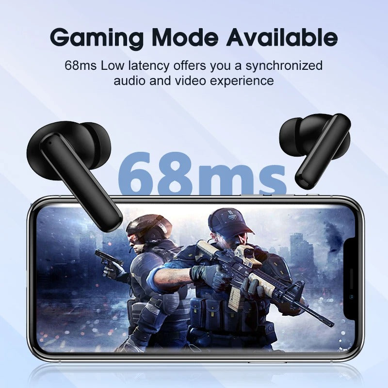 Earphone Bluetooth 5.3 Active Noise Cancellation