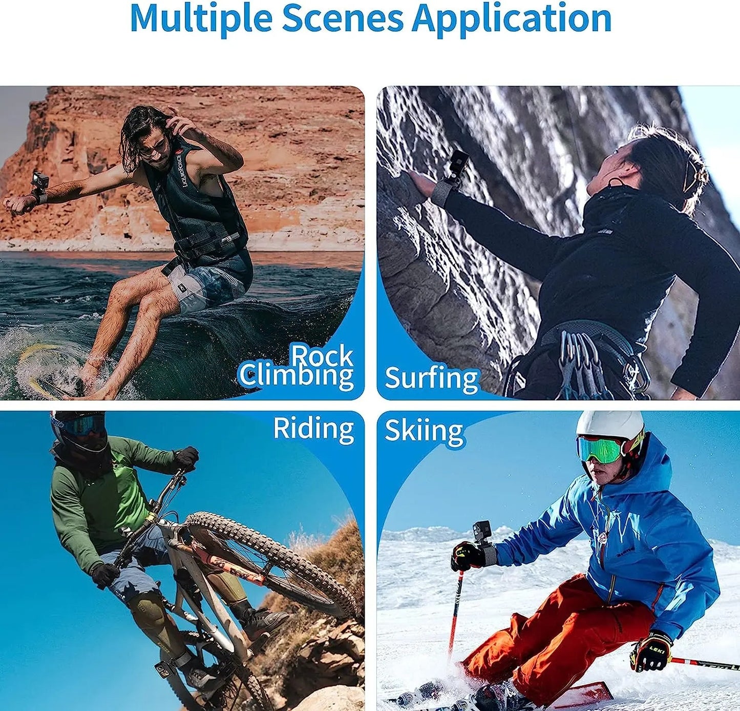 Wrist Strap Arm Plam Ankle Mount Band Holder Cycling Mount