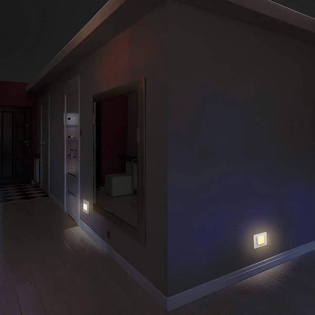 Automatic 0.3W LED Night Light UK Plug
