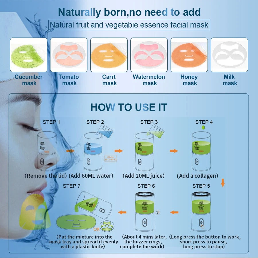 Face Mask Maker Machine Facial Treatment DIY Automatic