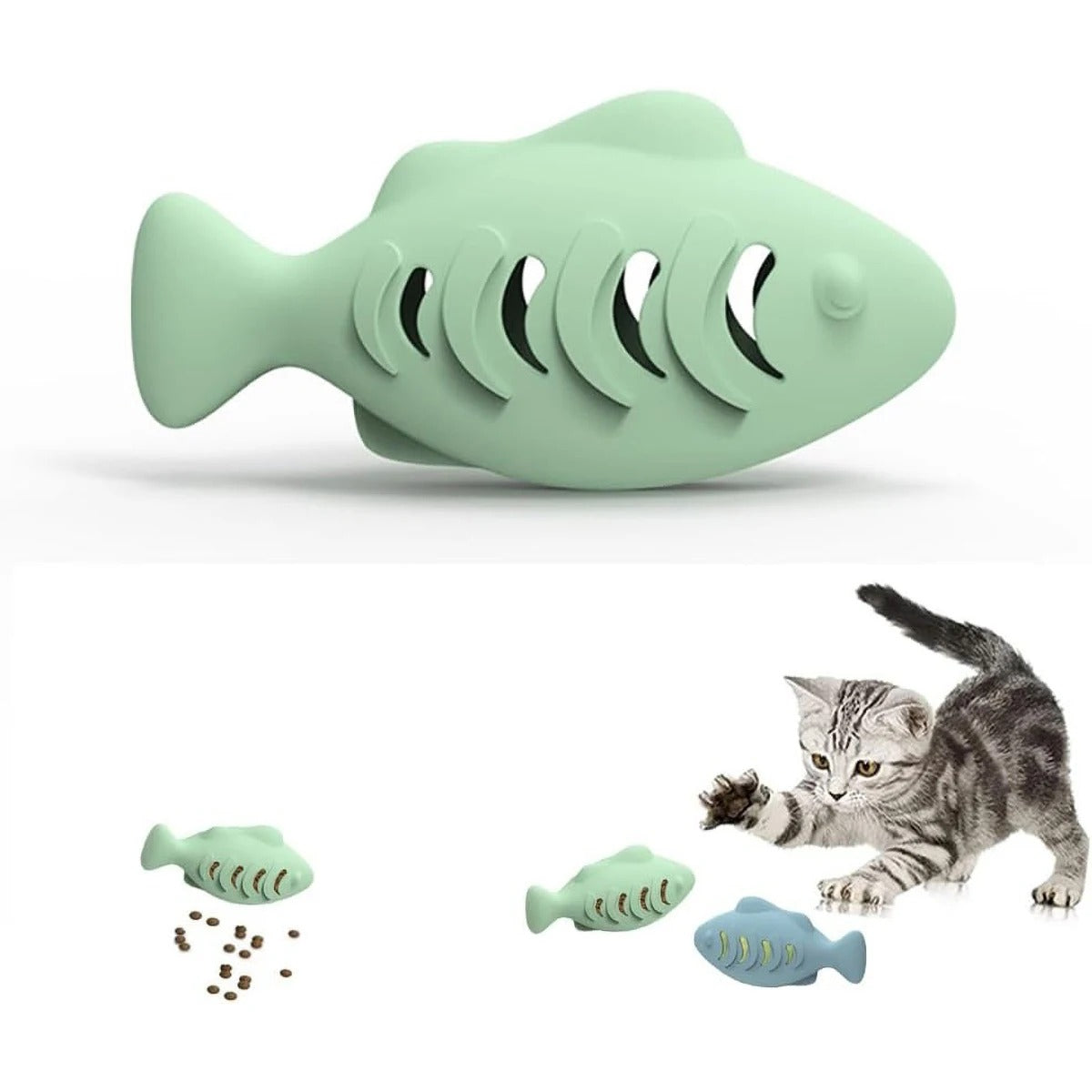 Interactive Cat Toy for Indoor Cats Food Dispenser