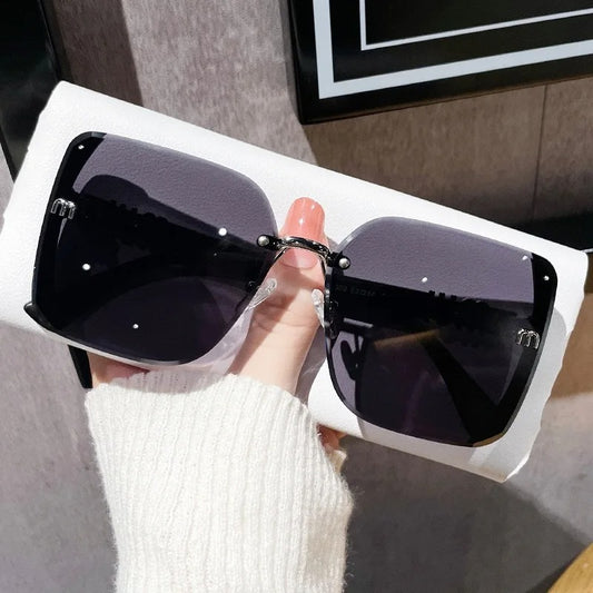 Fashion Oversized Square Sunglasses Women Luxury Sun Glasses