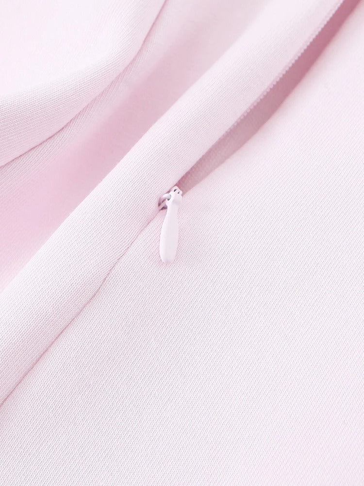 Women Fashion With Sweetheart Neck Mini Dress Adjustable