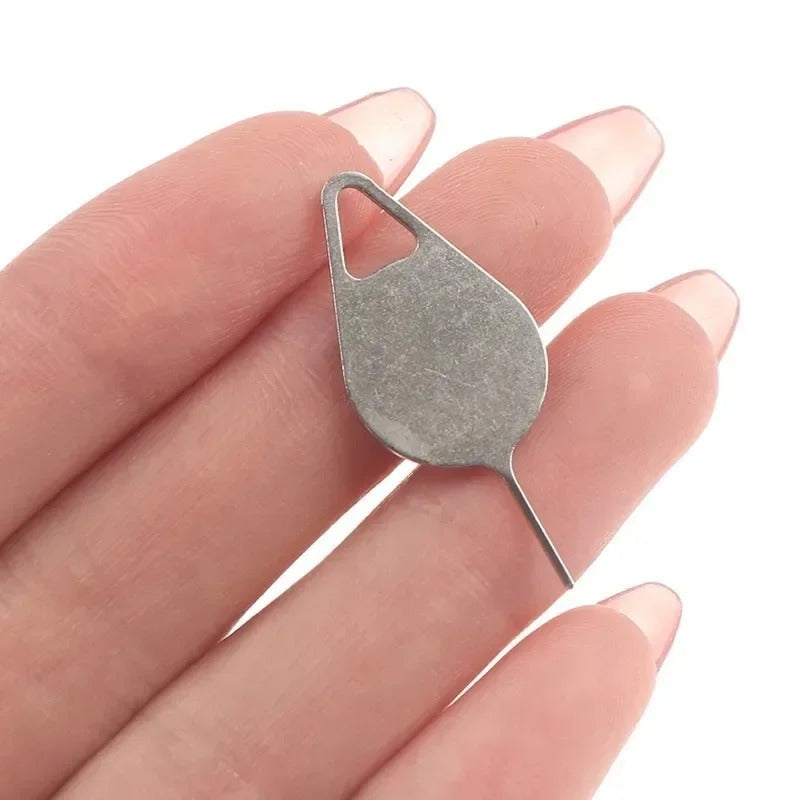 20pcs Universal Sim Card Tray Removal Eject Pin Key Tool Stainless Steel