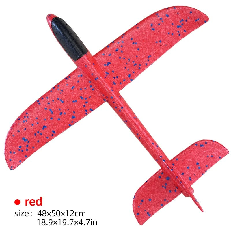 50CM Big Flash Glider Foam Plane Hand Throw Light Inertial Airplane