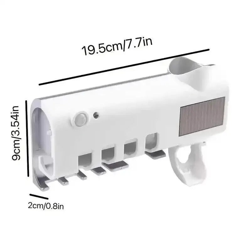 Toothbrush Holder Wall Mounted Solar UV Light