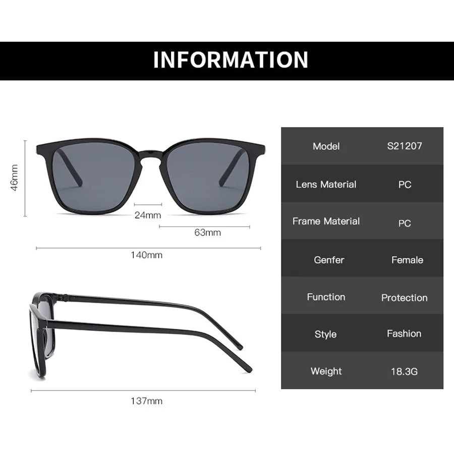 New Fashion Sunglasses Women Retro Rectangle