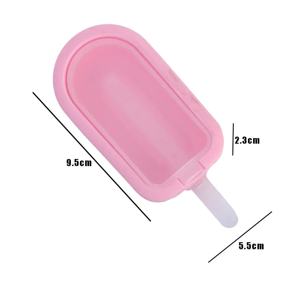 5PCS Silicone Homemade Popsicle Molds DIY Juice Milk Chocolate