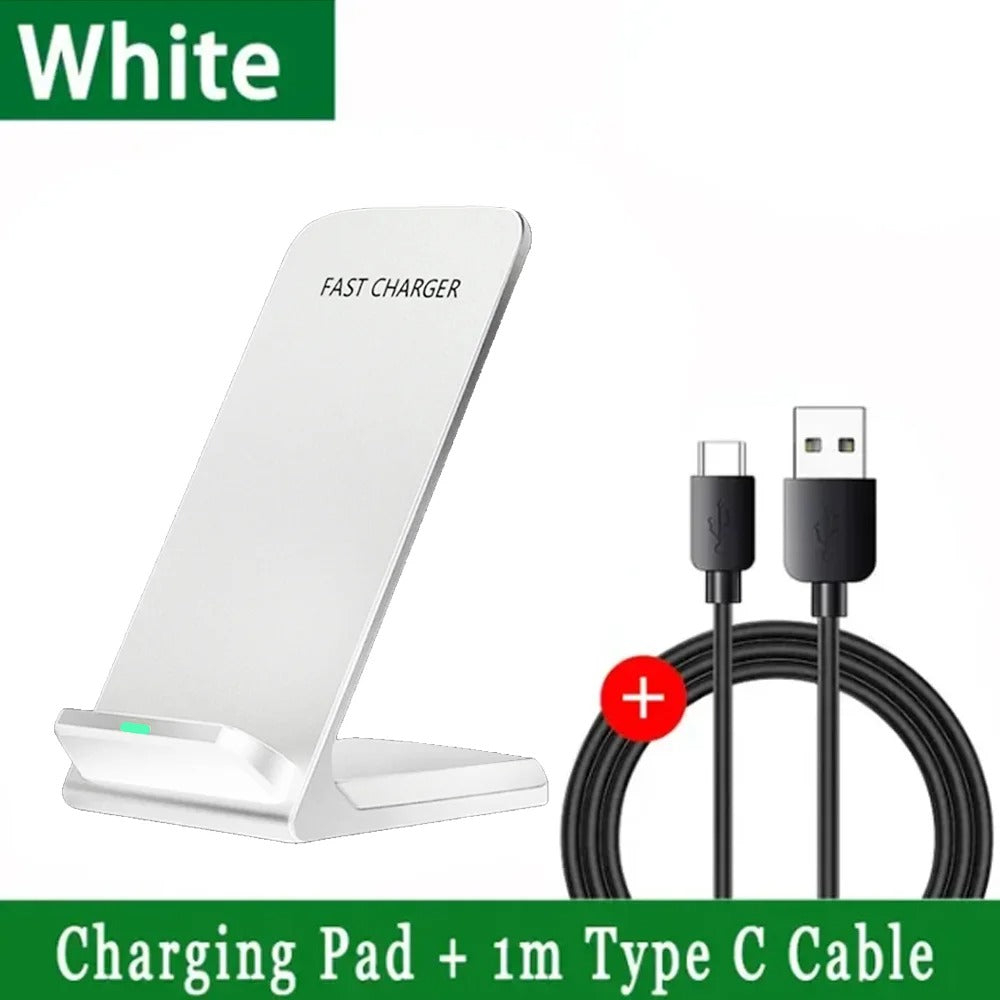 100W new Wireless Charger Stand Pad for iPhone  Samsung Xiaomi