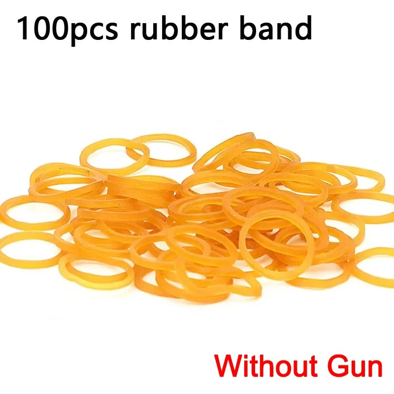 1PCS keychain gun 60 rubber bands rubber band gun Shooting Pistol
