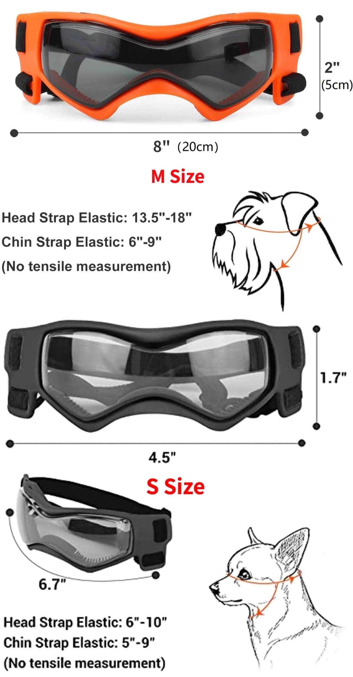 UV Protective Goggles for Dogs Cat Sunglasses Cool