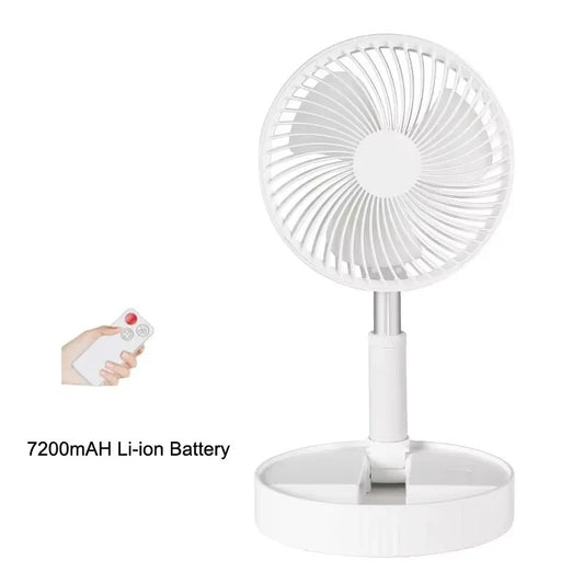 Retractable Fan USB Charging Folding Portable Mini Electric Fan Dormitory Outdoor