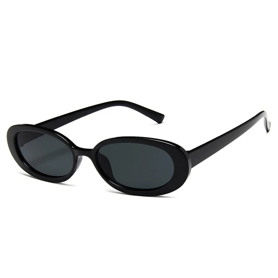 Vintage Oval Sunglasses Women Luxury Designer