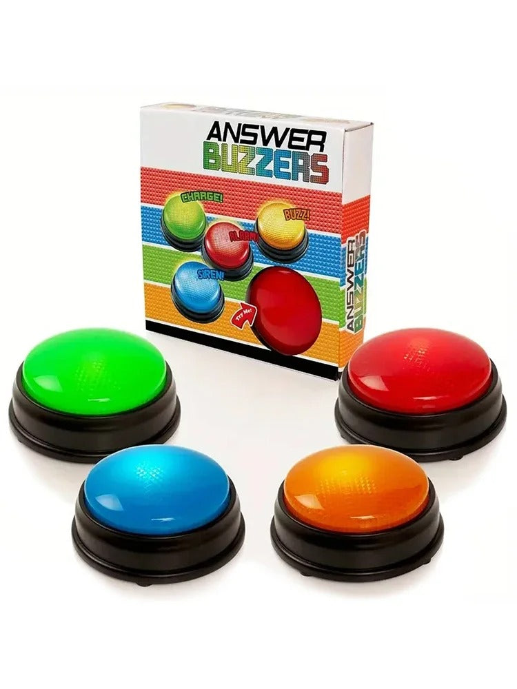 4pcs Answer Buzzers for Kids Adults