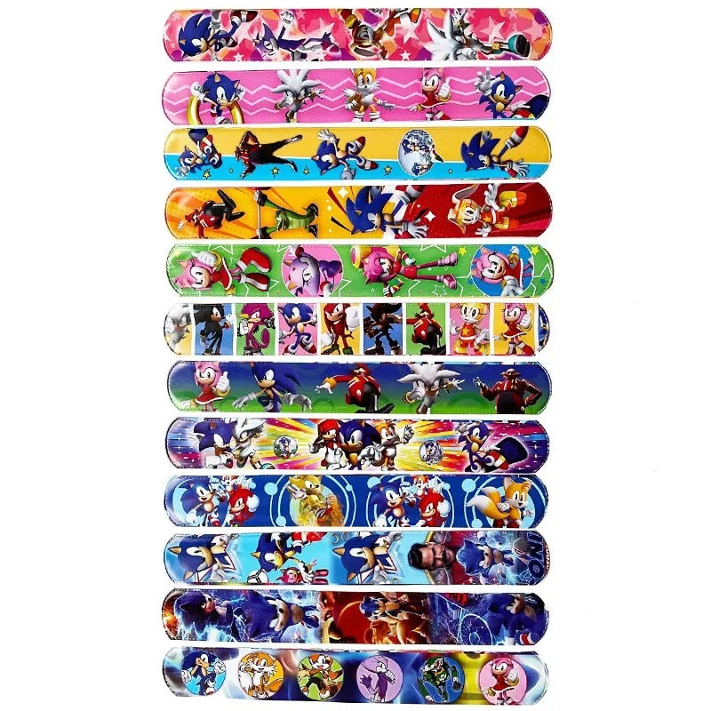 New Mario Bros Wrist Strap Children Clap Ring Slap Bracelets