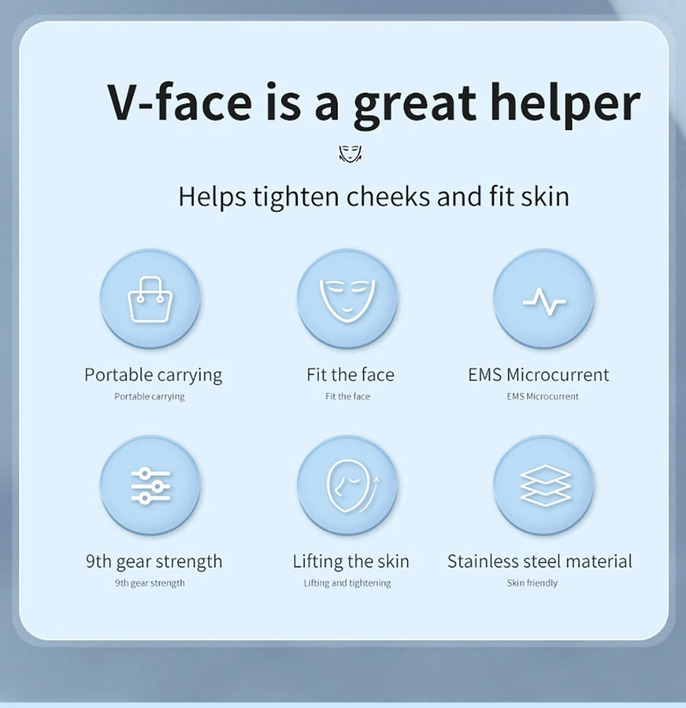 EMS Face Lifting Massager Anti Wrinkle Firming Facial Massager