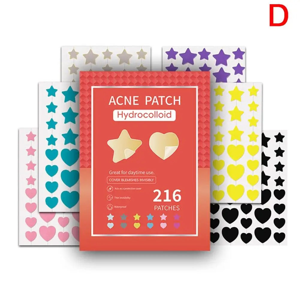 Colorful Star Pimple Patch Acne Colorful Invisible Acne Removal