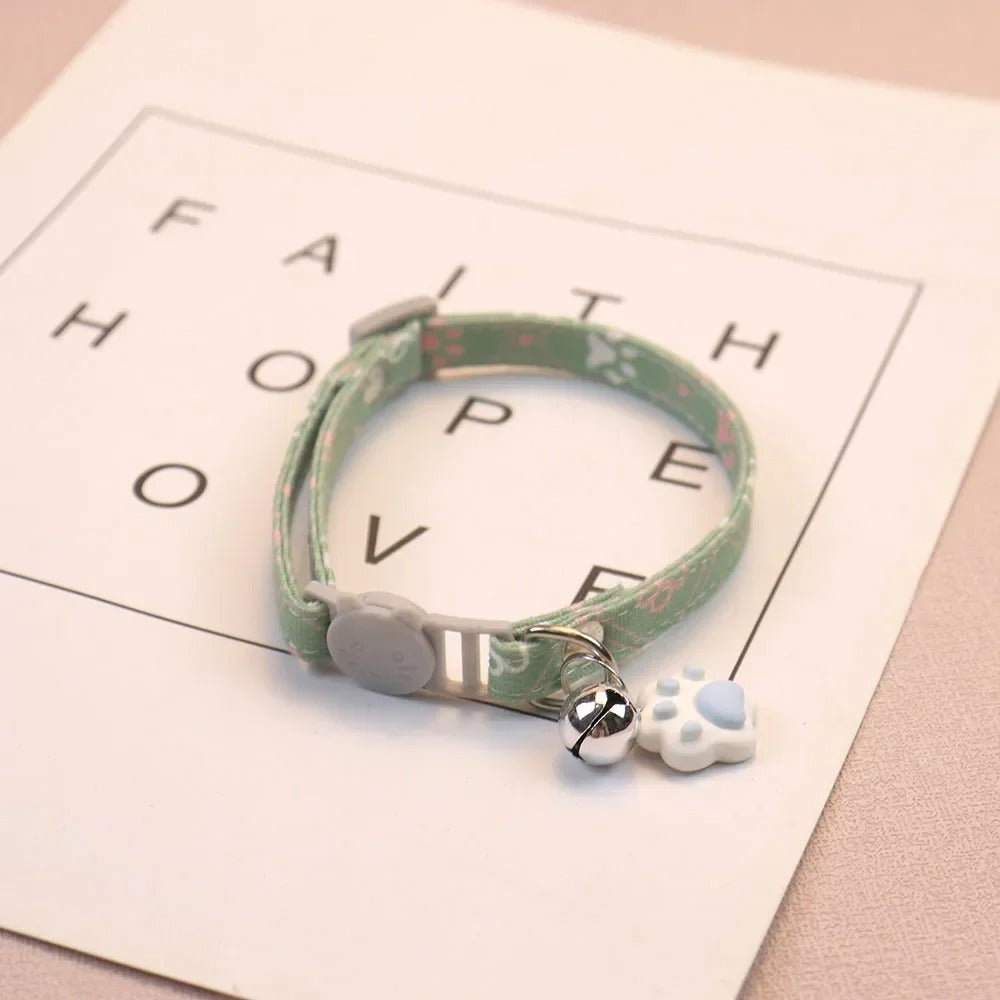 Cute Neck Pet Collar with Bell for Small Dogs Puppy Kitten